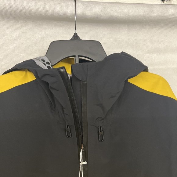 Adidas Five Ten All Mountain RAIN.RDY Jacket | Black Hazy Yellow XL X-Large Hood - Picture 6 of 9